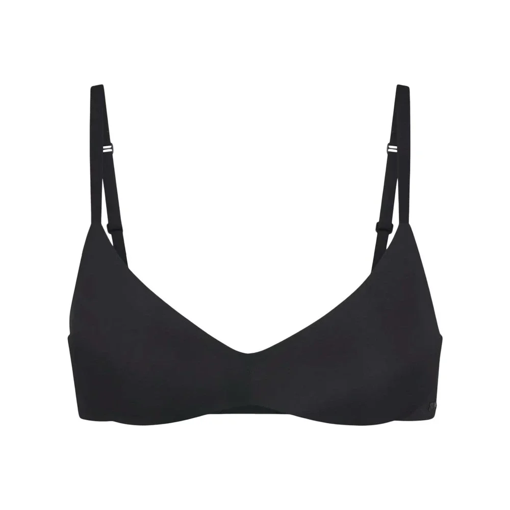 Skims Wireless Form Push Up Plunge Bra - NWT - 34b - Black - Picture 2 of 5